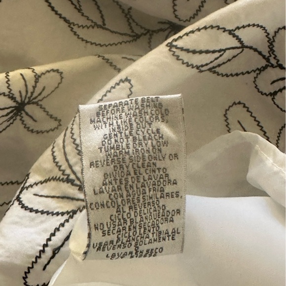 Danny & Nicole Black and White Fit and Flare Midi Dress - Picture 11 of 11